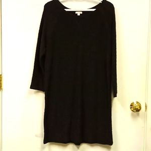 Gap black knit dress